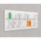 Biblioteca en Hang Skyline 186x86 Mabele Viadurini