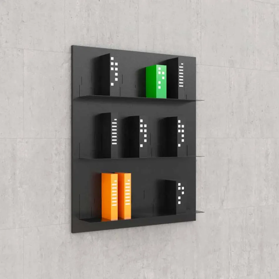 Biblioteca en Hang Skyline 90x110 Mabele Viadurini