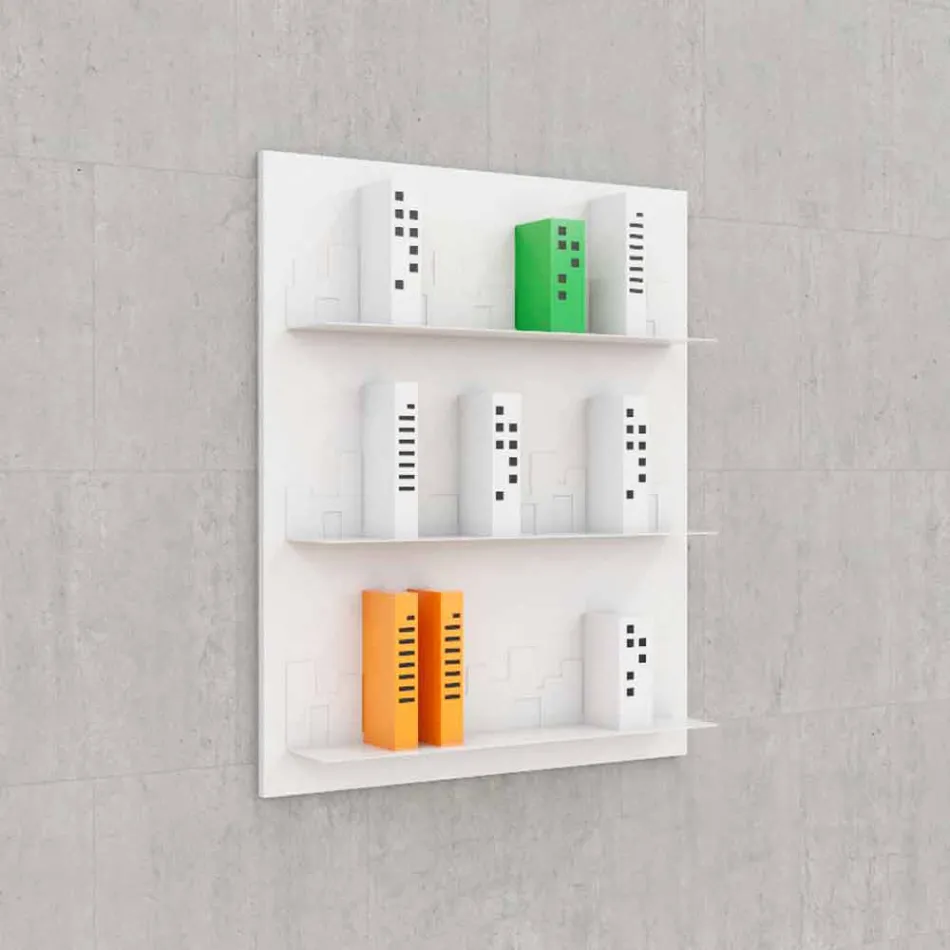 Biblioteca en Hang Skyline 90x110 Mabele Viadurini