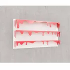 Biblioteca de diseño Kolata 130x70 (3 estantes) Mabele Viadurini