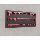 Biblioteca de diseño Kolata 186x86 (3 estantes) Mabele Viadurini