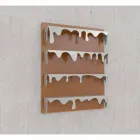 Biblioteca de diseño Kolata 90x110 (4 estantes) Mabele Viadurini