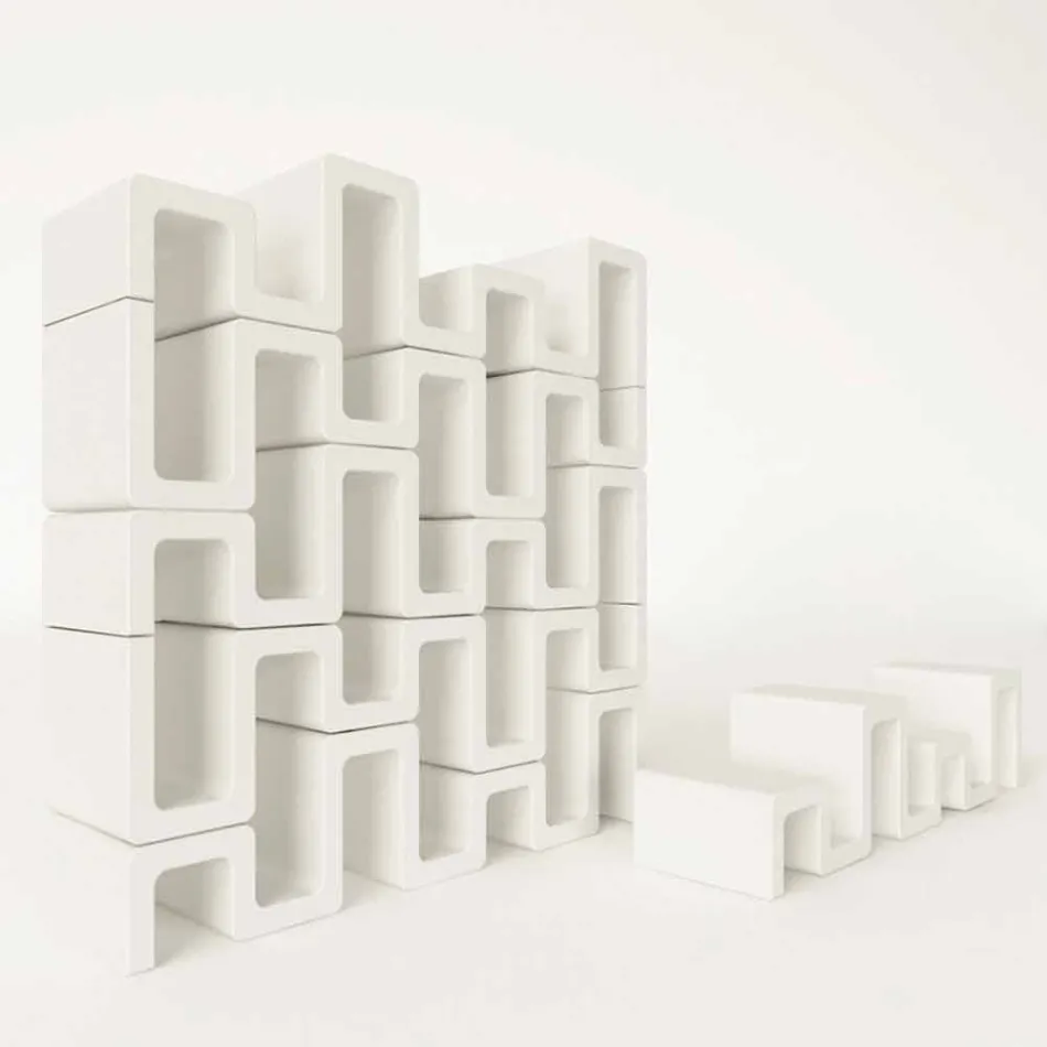 Biblioteca de Diseño Moderno Sisma Made in Italy Viadurini