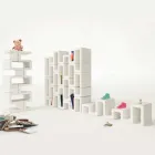 Biblioteca de Diseño Moderno Sisma Made in Italy Viadurini