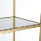 Librería independiente con tapas de acero y vidrio Diseño elegante - Noralea Viadurini