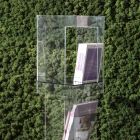 Librería independiente en cristal acrílico transparente o ahumado - Icaria Viadurini