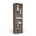 Librería vertical en varios acabados, fabricada en Italia - Siviglia