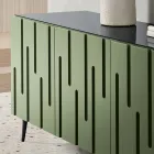 Aparador con 3 puertas push-pull de MDF fabricado en Italia - Fabrizia Viadurini