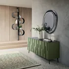 Aparador con 3 puertas push-pull de MDF fabricado en Italia - Fabrizia Viadurini