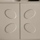 Aparador Rialto con cuatro puertas en MDF y melamina en dos acabados. Fabricado en Italia. Viadurini