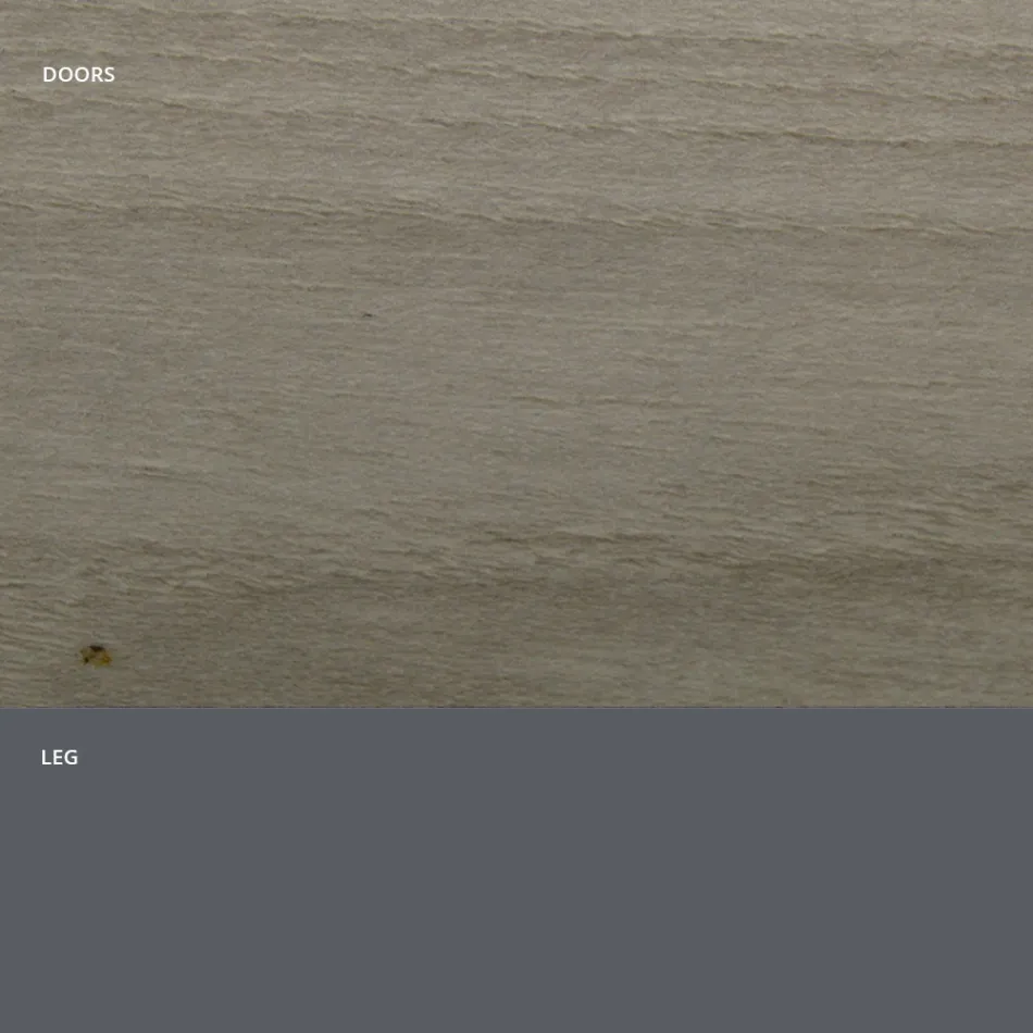 Aparador de salón en madera mate y laminado HPL Made in Italy - Fiorenza Viadurini