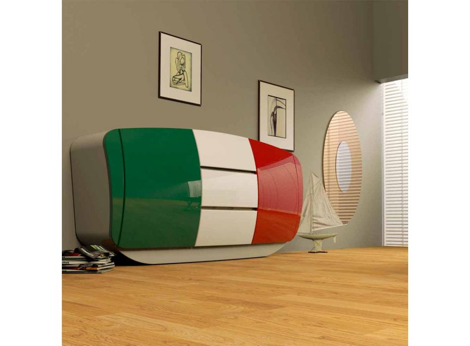 Aparador de diseño moderno hecho enteramente en Italia Boom Viadurini