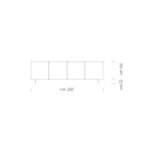 Aparador moderno en madera chapada de fresno Made in Italy - Galassia Viadurini