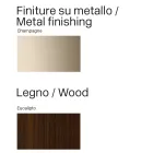 Aparador moderno de madera y metal curvado, fabricado en Italia - Rugiada Viadurini