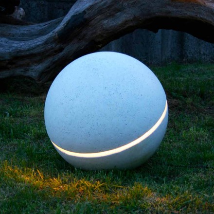 iluminando Marble Dirigido por la forma de esfera con 1 Sphera rendija Viadurini