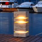 iluminando Marble Iluminante Minimal de forma cuadrada, de una sola pieza Viadurini