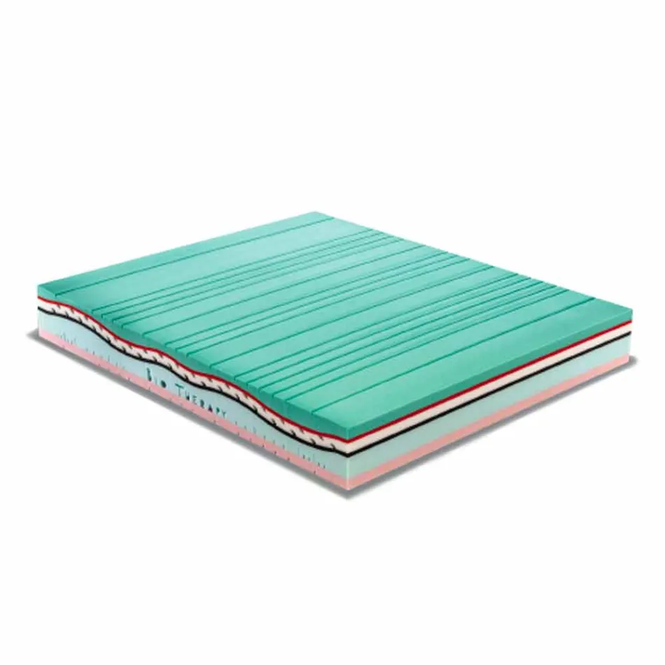 Colchón doble Al. 25 cm en Memory y Carbon Resistex Made in Italy - Villa Viadurini
