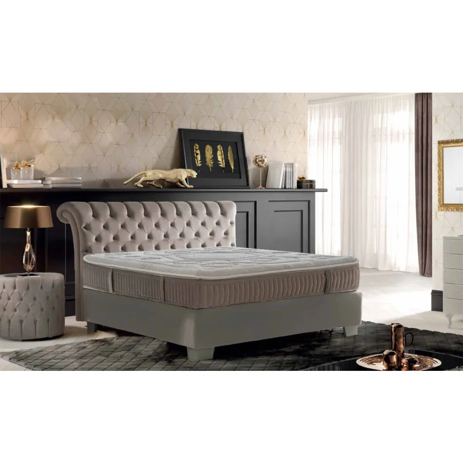 Memory Vitaminic Double Mattress 25 cm de altura Made in Italy - Naranja Viadurini