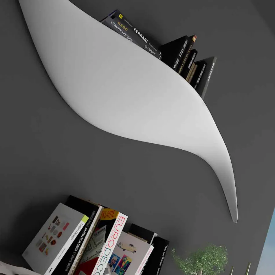 Estantería de pared de diseño moderno hecha en Italia, Tuscania Viadurini