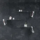 Estantería de diseño en cristal acrílico transparente Made in Italy - Teride Viadurini