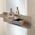Estantería metálica de diseño moderno con dos baldas horizontales - Miro