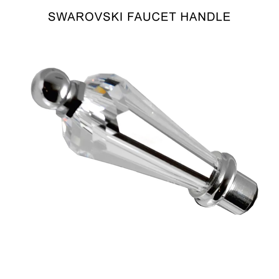 Mezclador de bidé estilo clásico en latón hecho a mano con palanca - Noriana Viadurini