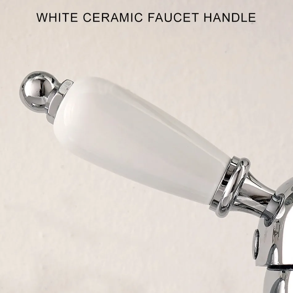 Mezclador de bidé estilo clásico en latón hecho a mano con palanca - Noriana Viadurini