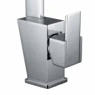 Mezclador con caño regulable para lavabo en latón Made in Italy - Alibi Viadurini