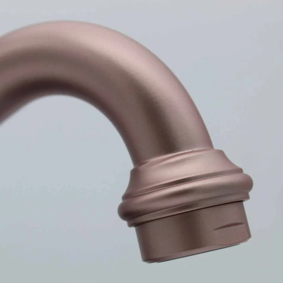 Mezclador de lavabo de latón con diseño cromado o coloreado Made in Italy - Sophie Viadurini