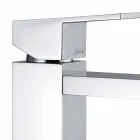 Mezclador de lavabo de baño con caño 170 mm distancia entre ejes Made in Italy - Medida Viadurini