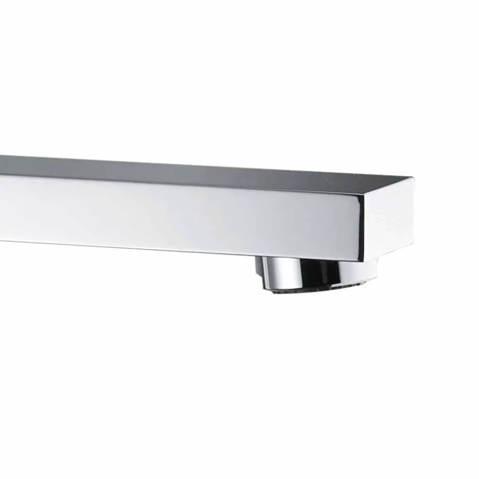 Mezclador de lavabo de baño con caño 170 mm distancia entre ejes Made in Italy - Medida Viadurini