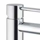 Mezclador de lavabo de baño de latón cromado sin desagüe Made in Italy - Ermia Viadurini
