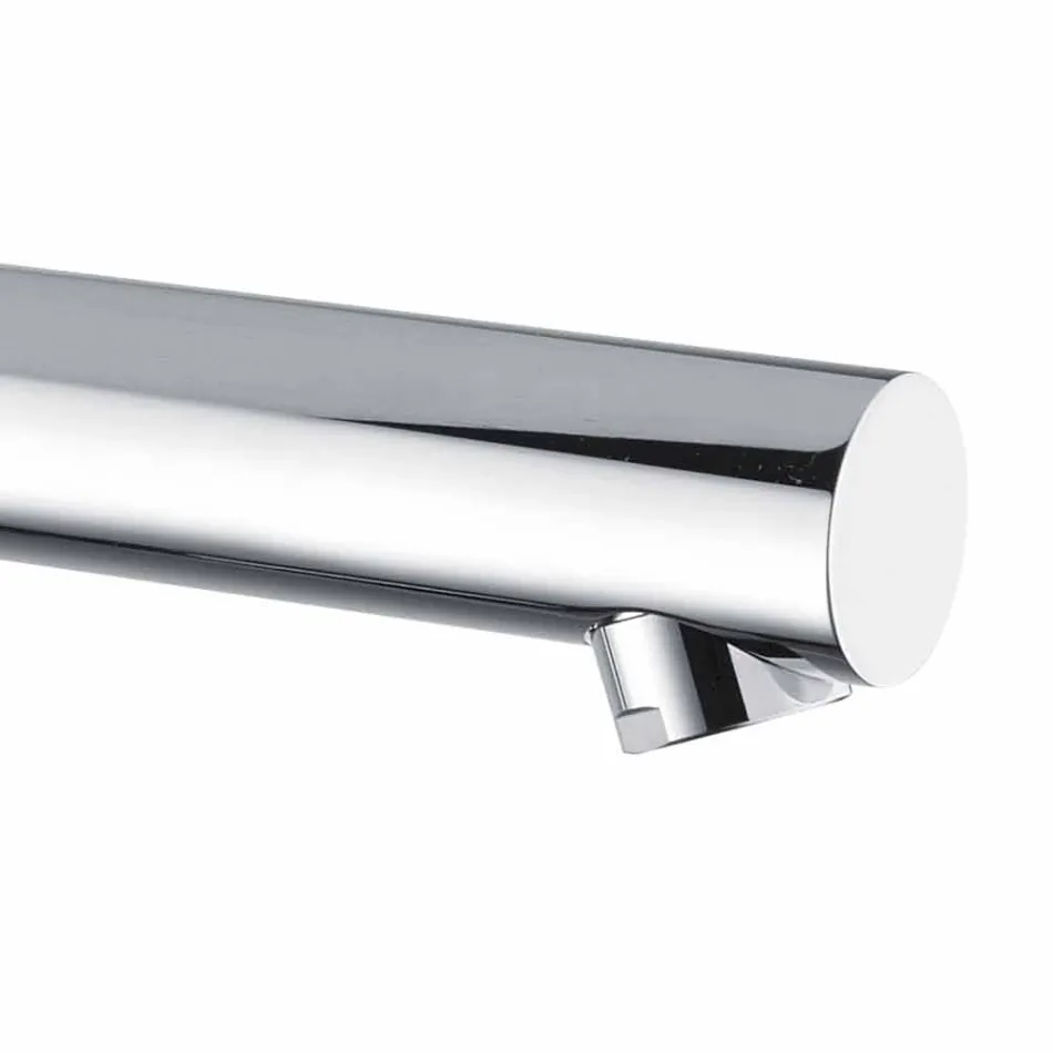 Mezclador de lavabo de baño de latón cromado sin desagüe Made in Italy - Ermia Viadurini