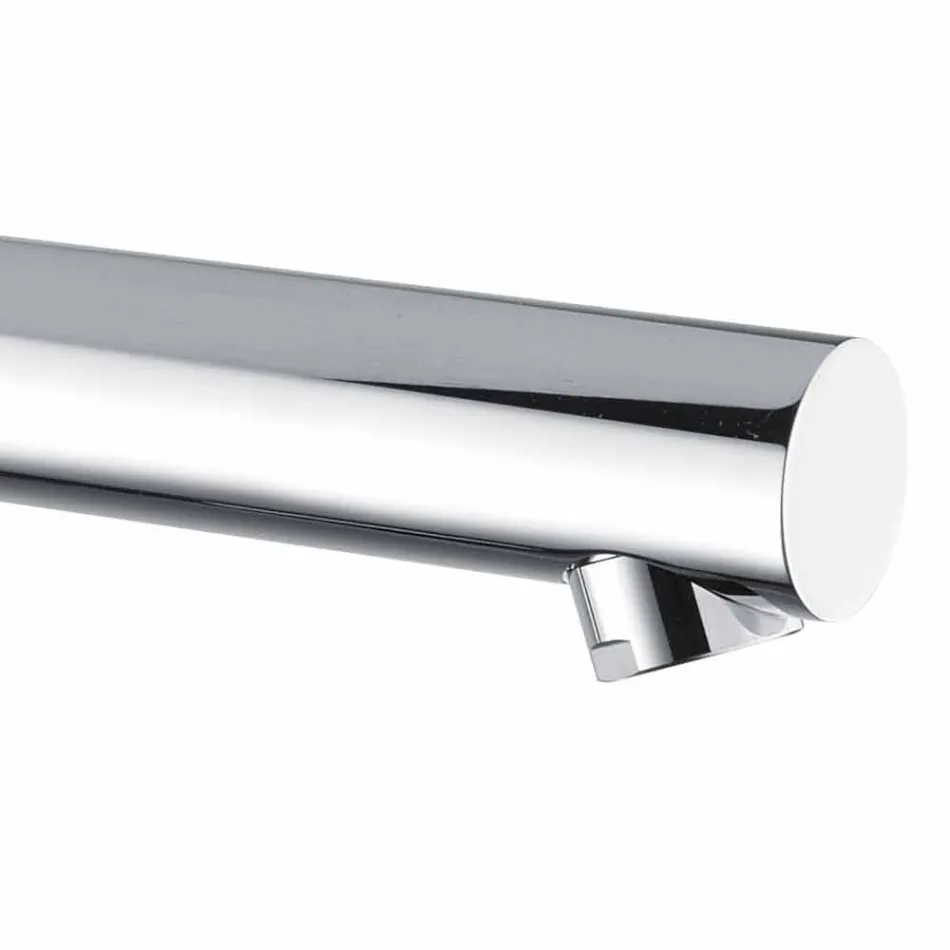 Mezclador de lavabo de baño de latón cromado sin desagüe Made in Italy - Ermia Viadurini