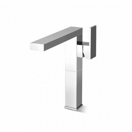 Mezclador de lavabo de caño largo 20 cm de extensión de latón Made in Italy - Panela Viadurini