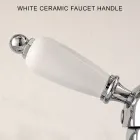 Mezclador de lavabo hecho a mano de latón con palanca estilo clásico - Noriana Viadurini