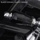 Mezclador de lavabo hecho a mano de latón con palanca estilo clásico - Noriana Viadurini