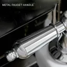 Mezclador de lavabo hecho a mano de latón con palanca estilo clásico - Noriana Viadurini