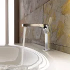 Mezclador monomando de diseño moderno para lavabo sin desagüe - Etto Viadurini