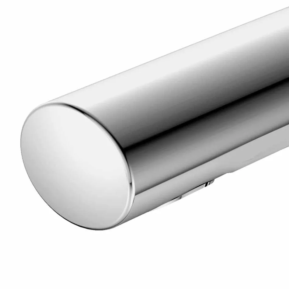 Mezclador monomando moderno para lavabo con desagüe de metal - Pinto Viadurini