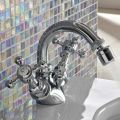Mezclador de bidé vintage de un orificio en latón Made in Italy - Elisea