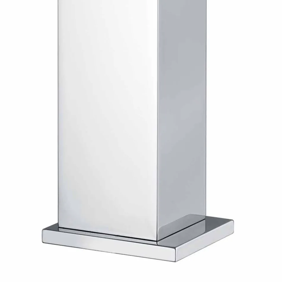 Mezclador de bidé en acabado cromado con desagüe Made in Italy - Medida Viadurini