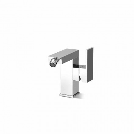 Mezclador de bidé con palanca lateral sin desagüe Made in Italy - Panela Viadurini