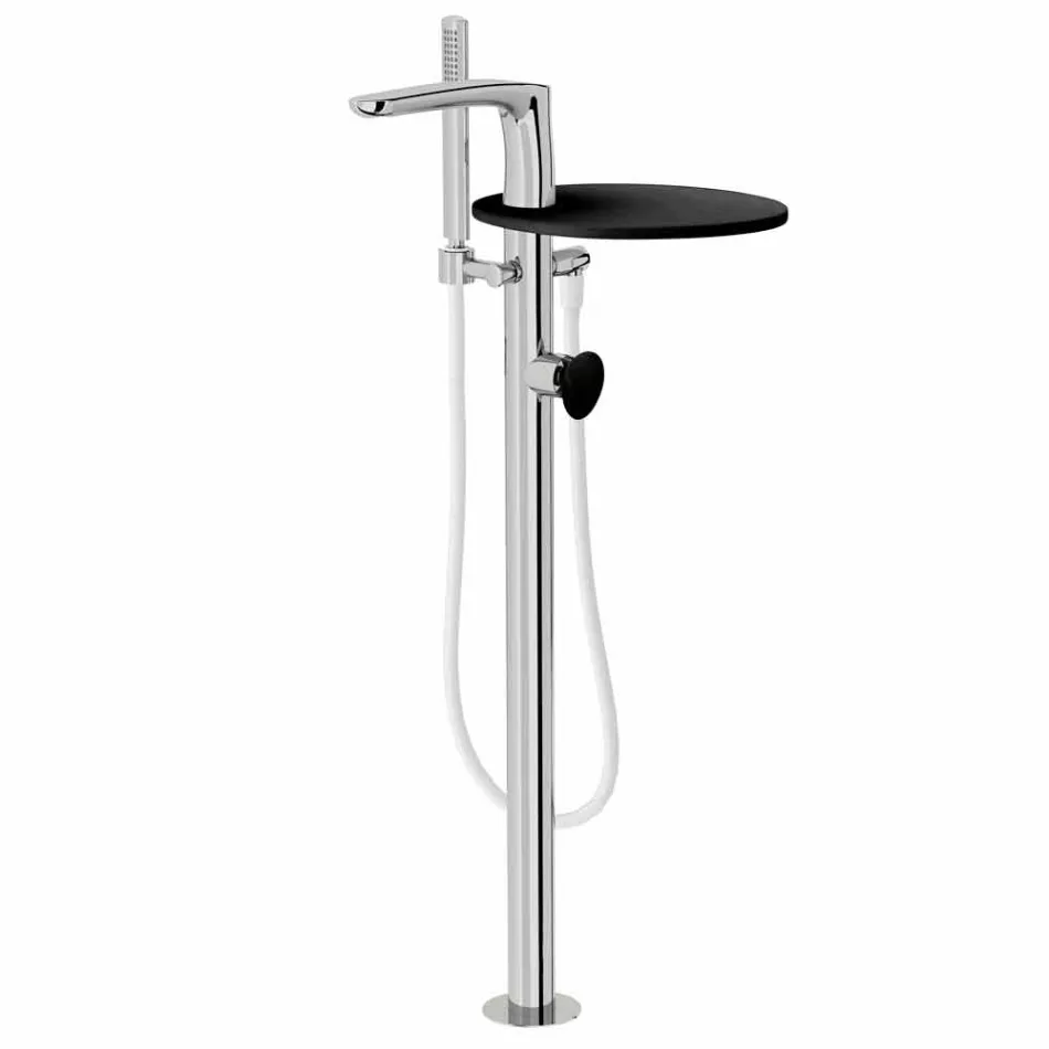 Mezclador de bañera de piso moderno Made in Italy - Palimio Viadurini