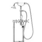 Mezclador de bañera clásico de latón Made in Italy - Eripio Viadurini