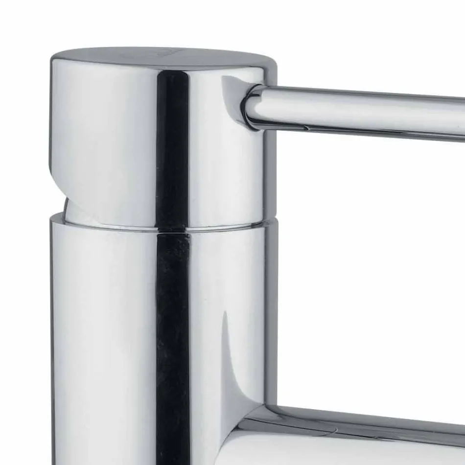 Mezclador de lavabo de baño moderno de latón cromado Made in Italy - Ermia Viadurini
