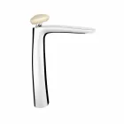 Mezclador de lavabo de latón de diseño Made in Italy - Besugo Viadurini