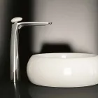 Mezclador de lavabo de latón de diseño Made in Italy - Besugo Viadurini