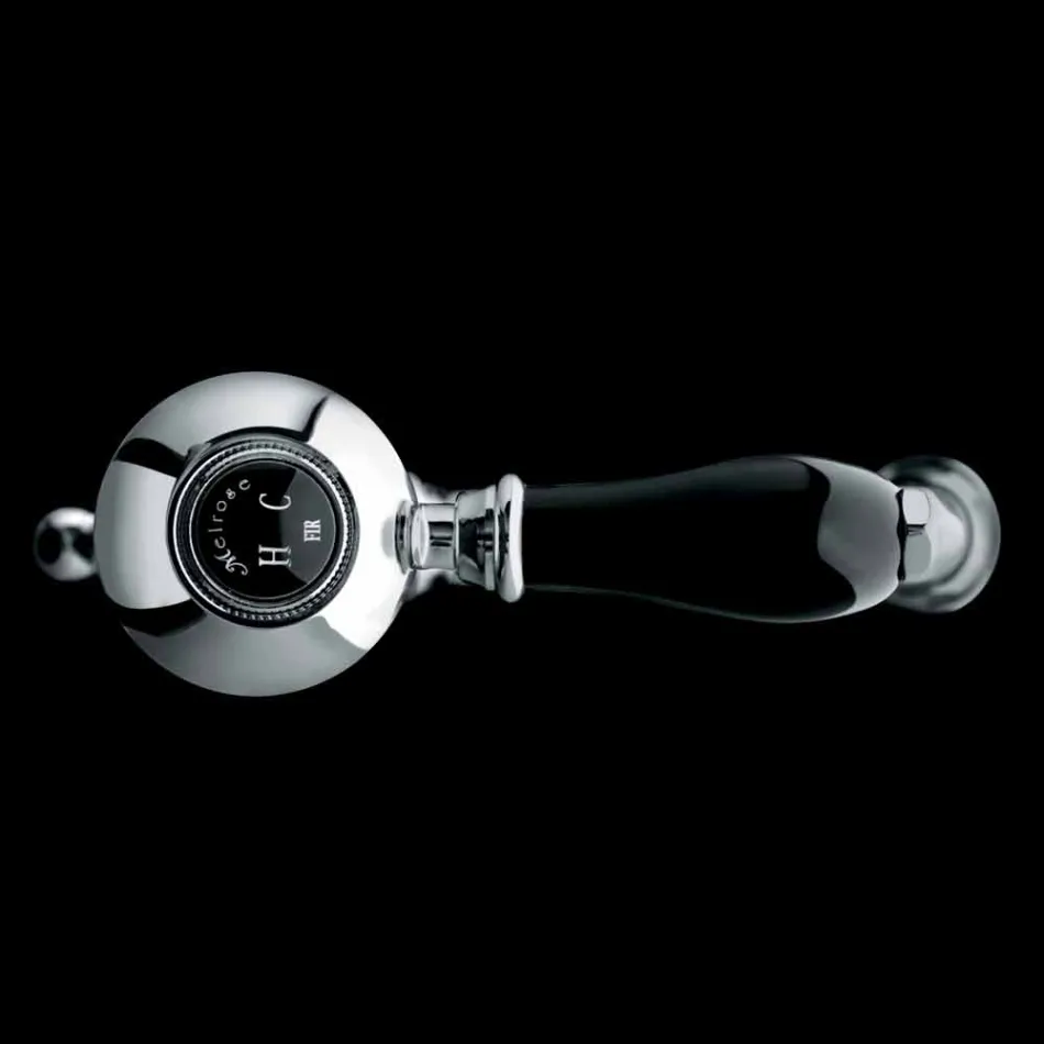 Mezclador de lavabo de sobre encimera de latón de diseño Made in Italy - Binsu Viadurini