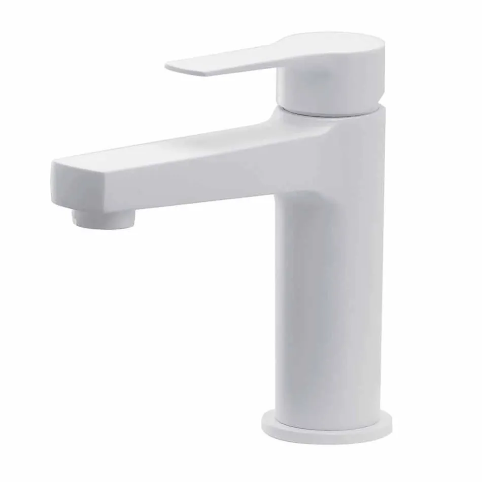 Mezclador de lavabo de baño de latón sin desagüe Made in Italy - Sindra Viadurini